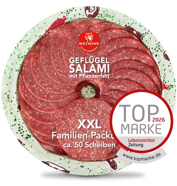 Geflügel-Salami mit Pflanzenfett