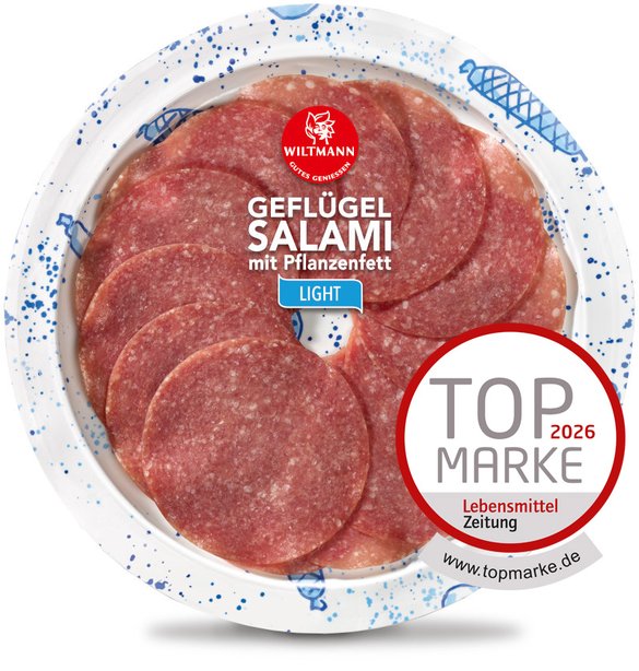 Geflügel-Salami light mit Pflanzenfett