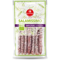 Bio Salamissimo Luftgetrocknete Mini-Salamis Geflügel mit Pflanzenfett